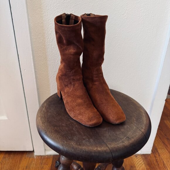 Silent D North Shore Heeled Boot in Whiskey Sz 7 - Picture 5 of 6